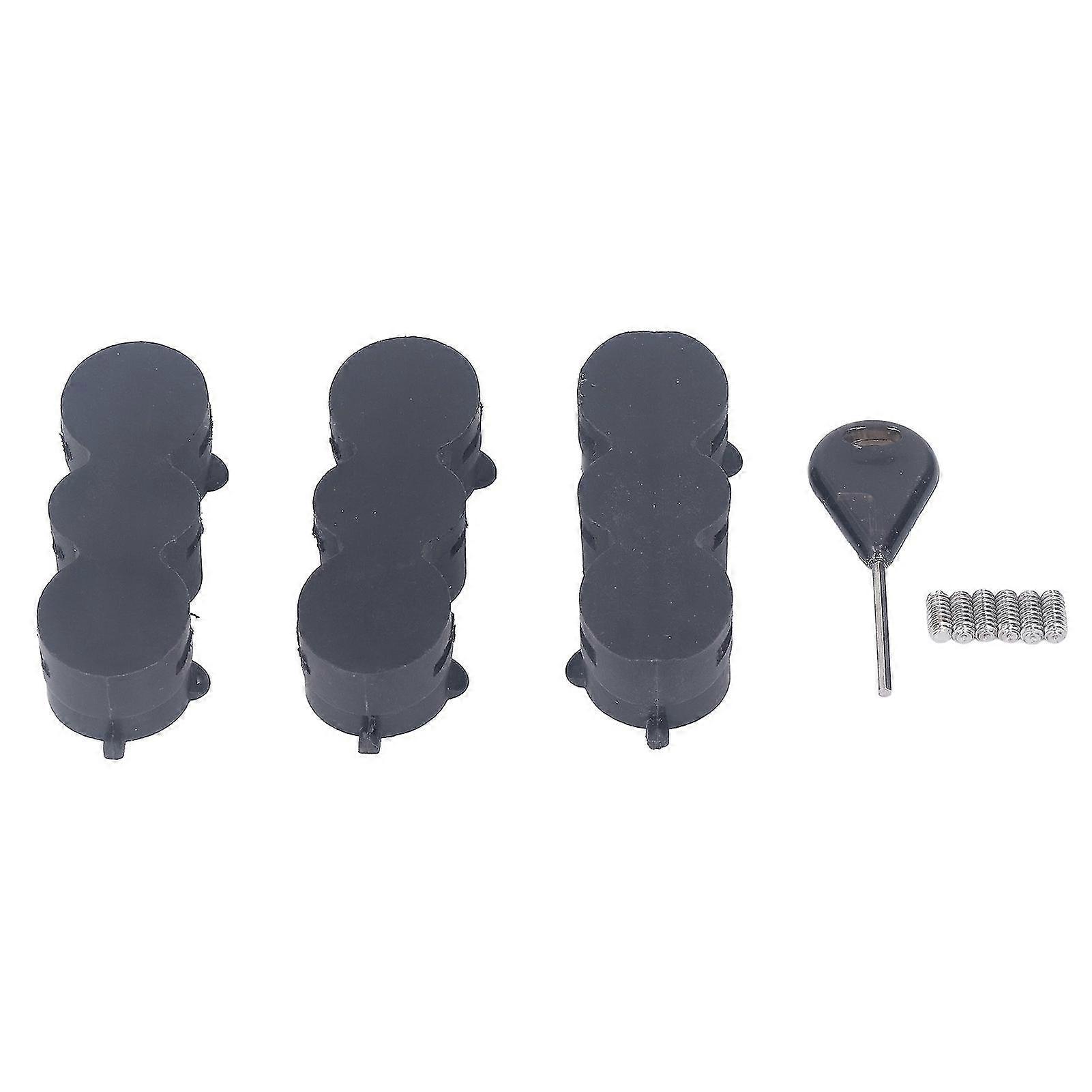 Longboard Surfing and Stand Up Paddleboard Fin Box Replacement - 3pcs Groove Base Tail Rudder Box Fin Plug