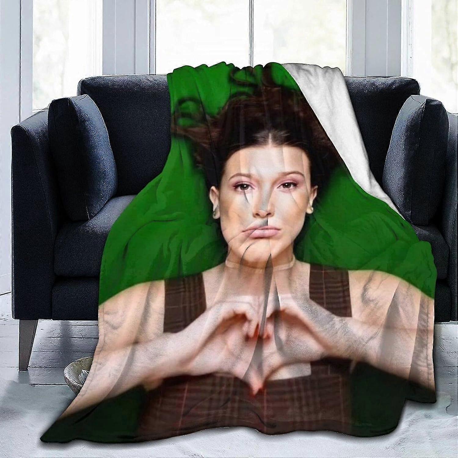 ميلي بوبي براون بطانية 3D طباعة بطانية الفانيلا الصوف ، بطانية الفراش المصنوعة من الألياف الدقيقة ، بطانية مريحة ودافئة ل Ljvrivjh3715