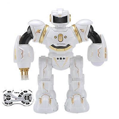 Multi-functional Remote Control Robot Voice Conversation Touch Sensor English Learning Dance Music LED Shiny Light Puzzle RC Toy