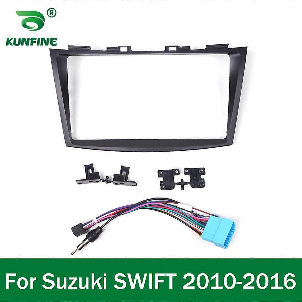 Car GPS Navigation Stereo For Suzuki SWIFT 2010-2016 Radio Fascias Panel Frame Fit 2Din 9 inch In Dash headunit screen