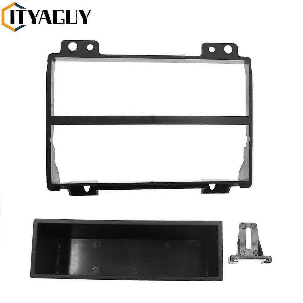 1 Din Car Radio Fascia For Ford Fiesta Fusion w/pocket Single DVD CD Stereo Player Panel Dash Mount Frame Kit