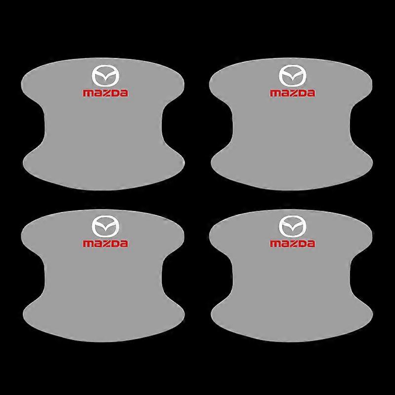 4 Pcs/set Car Door Handle Scratch Protection Sticker For Mazda 3 6 BL BM GJ CX3 CX-5 CX5 KE KF CX7 CX9 MX5 Car Door Bowl Sticker
