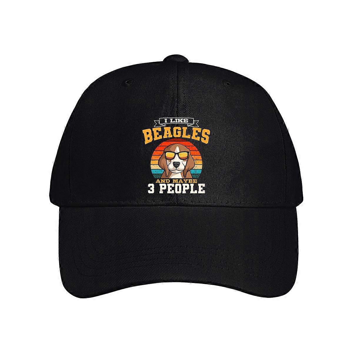 I Like Beagles And Maybe 3 People Baseball Cap