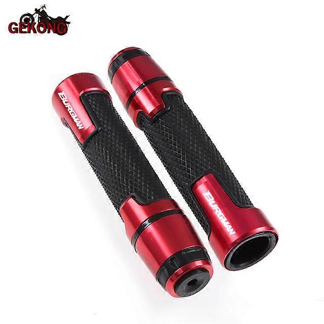 For SUZUKI BURGMAN AN125 AN250 AN400 AN650 AN 650 Burgman 400 650 125 200 Motorcycle 7/822mm Rubber Handlebar Grips End