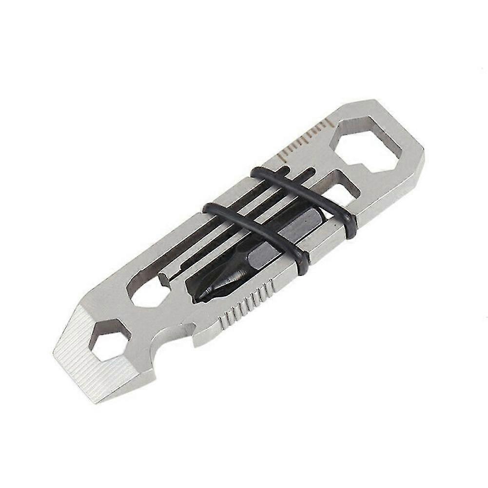 Tiny Ratchet Multi-tool Keychain Bottle Opener Edc Hex Wrenches Tool