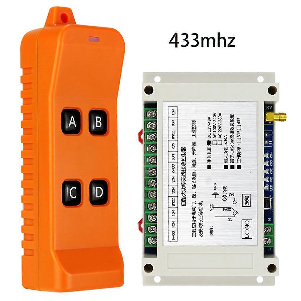 4 Buttons Duplicator Remote Control for Rolling Shutter Barrier 315/433 MHz
