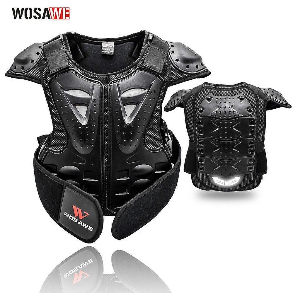 キッドユースセーフボディアーマープロテクターベストスケートボードダートバイクローラースパインガード