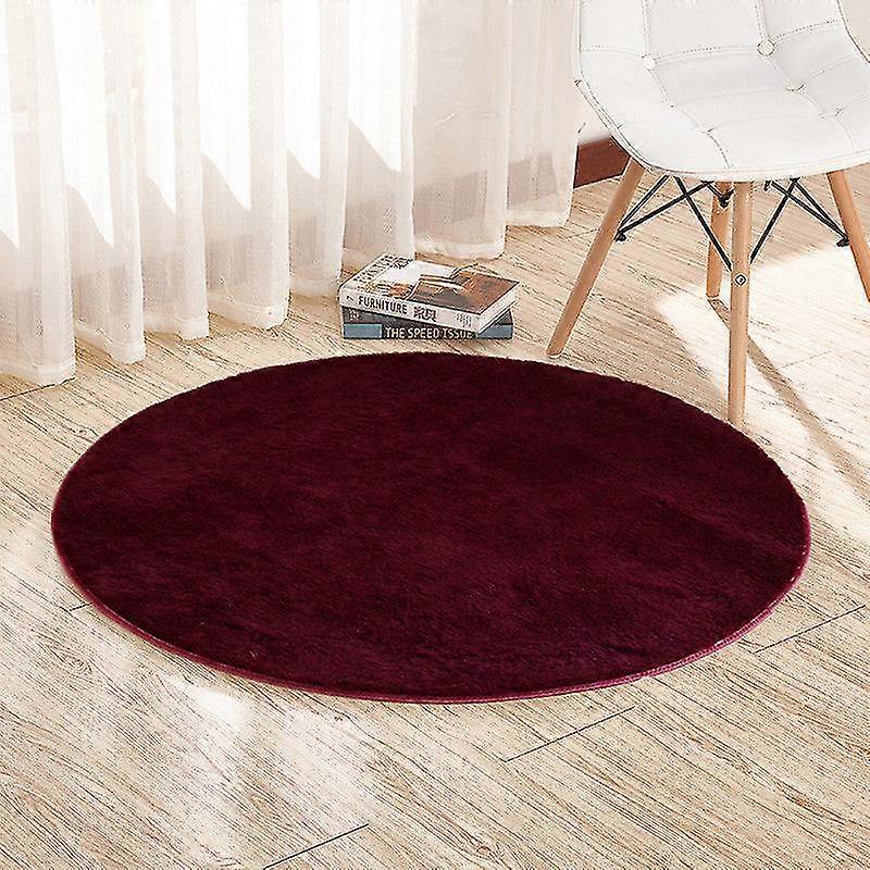 Tappetino da bagno Doccia assorbente antiscivolo Tappeto da bagno Tappeto rotondo No.a7 Rosso 80 diameter