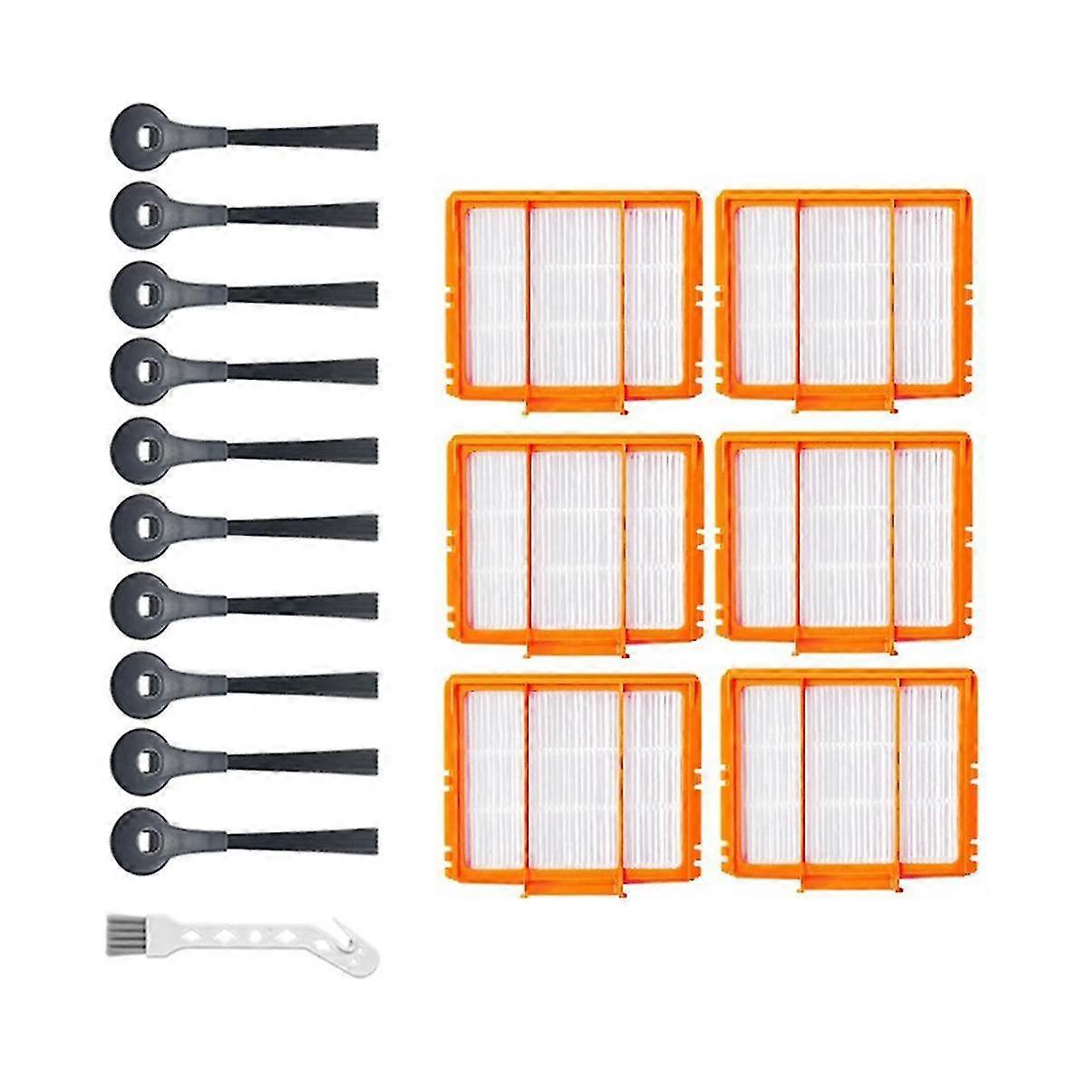 Filter And Side Brush Replacement Accessories For Av2501ae Ai, Rv2502ae Ai, Av2501s Ai Robot Vacuum