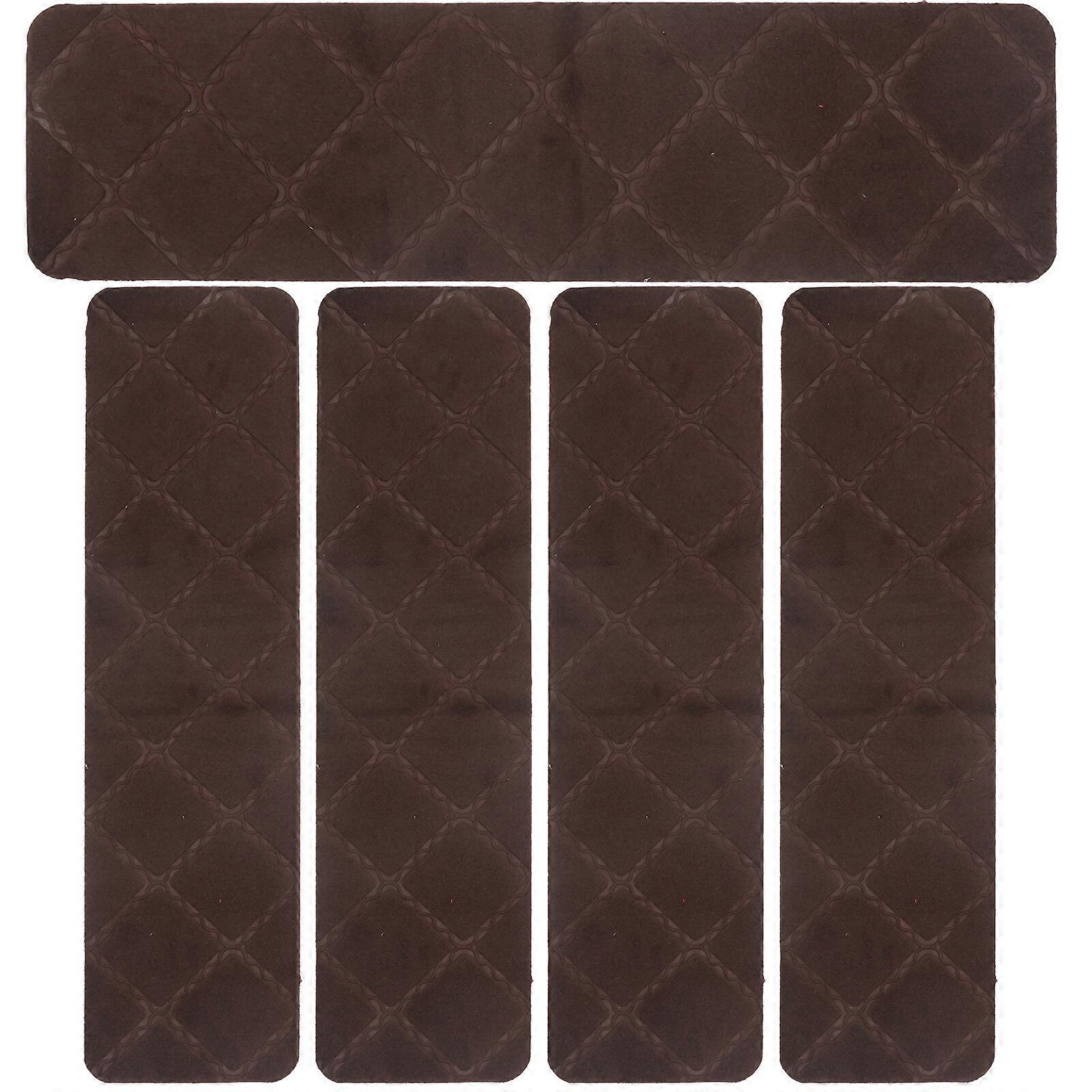 5 stks Traploopvlak Zelfklevend Indoor Tapijt Traptrede Traploper Vloerkleed Traptapijt