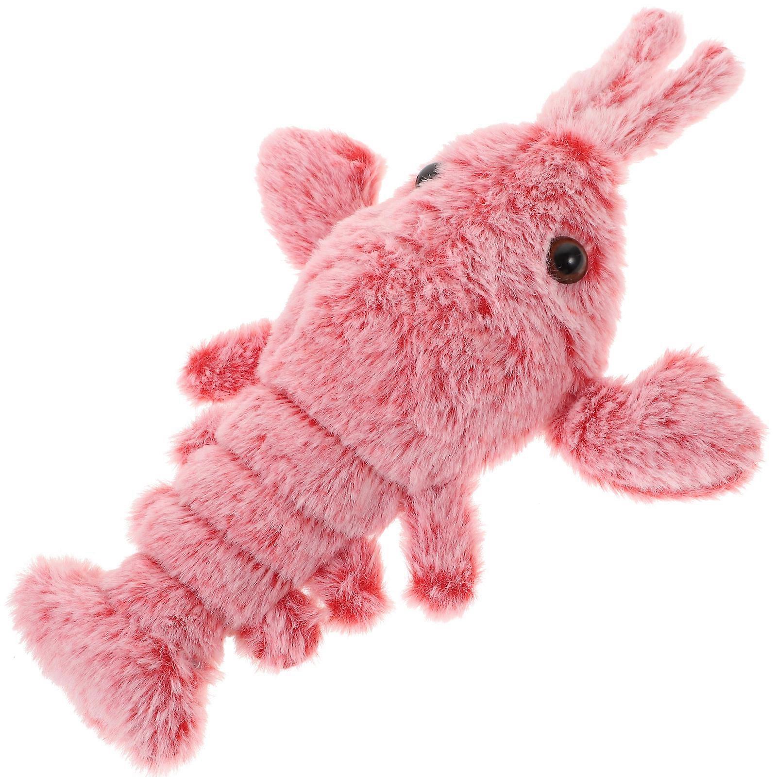 Comparer les prix de Tinksky Animaux en peluche Enfants Chat Mâcher Jouets Chat Flopping Poisson Jouet Homard Rembourré Jouet Chat Cataire Jouets Rose 35X21CM