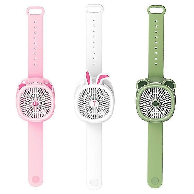 Rechargeable Fan With Comfortable Wrist Strap 3 Speed Adjustable Portable Fan