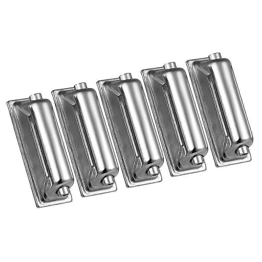 Doble extremo rectangular Snare Drum Lug Claw Hooks Ear Drum Set Parts Accesorios Reemplazo, 5pcs / pack