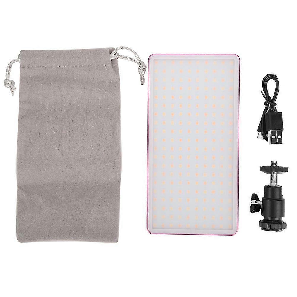 Portable Aluminium Alloy LED Fill Light for Phone Camera Photography Shooting Color Temperature 3200-5600K LED Colorful Display Screen