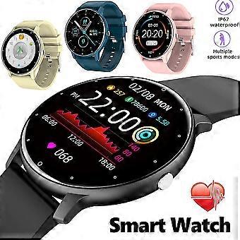 Smart Watch voor vrouwen en mannen, Smartwatch voor Android- en iOS-telefoons Activity Tracker met hartslagmeter Slaapmonitor