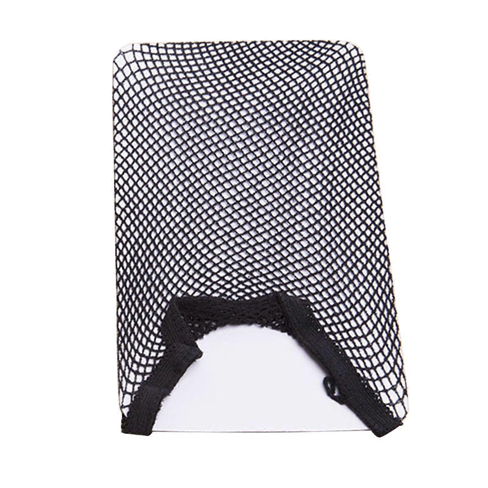 1 Pair Black Mesh Wig Hair Net High Elastic Hair Mesh Net Women Men Halloween Cosplay Liner Weaving Net Wig Accessory