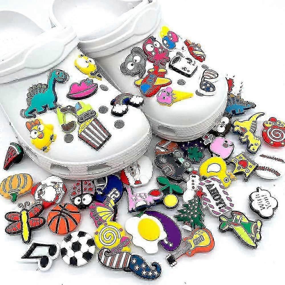 Lof Of 30pc Random Shoe Charms For Clog Shoes Wristband Bracelet