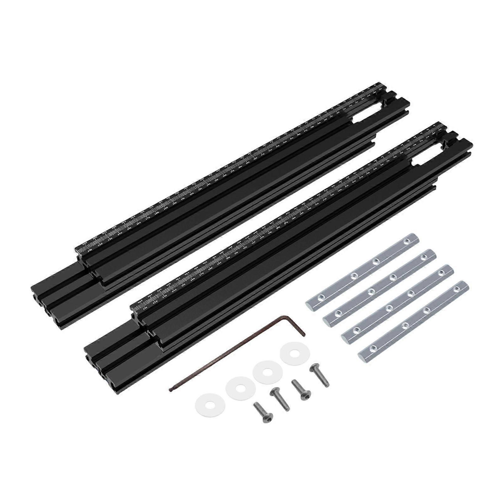 Onarım Marangozluk için Yönlendirme Jig Çerçeve Sistemi Freze Oluk Gravür Kılavuzu 40cm