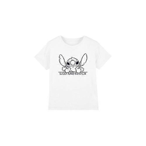 Lilo & Stitch Childrens/Kids Relaxed Sketch T-Shirt