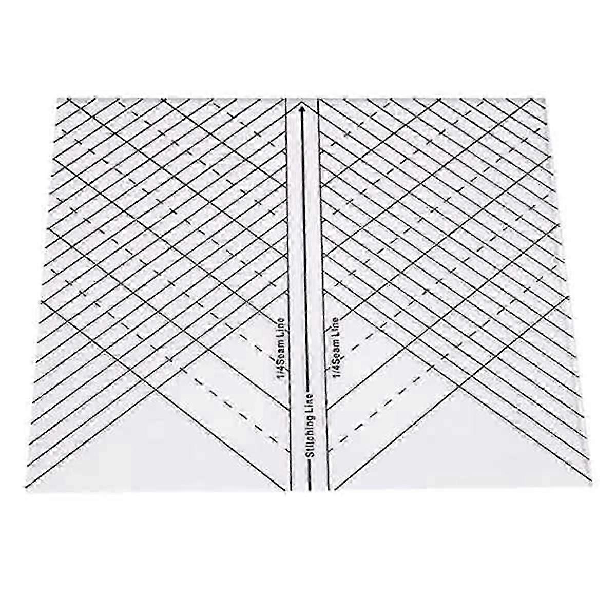 Arc Quilting Straight Ruler , Sew Straight Ruler, 1-Pack