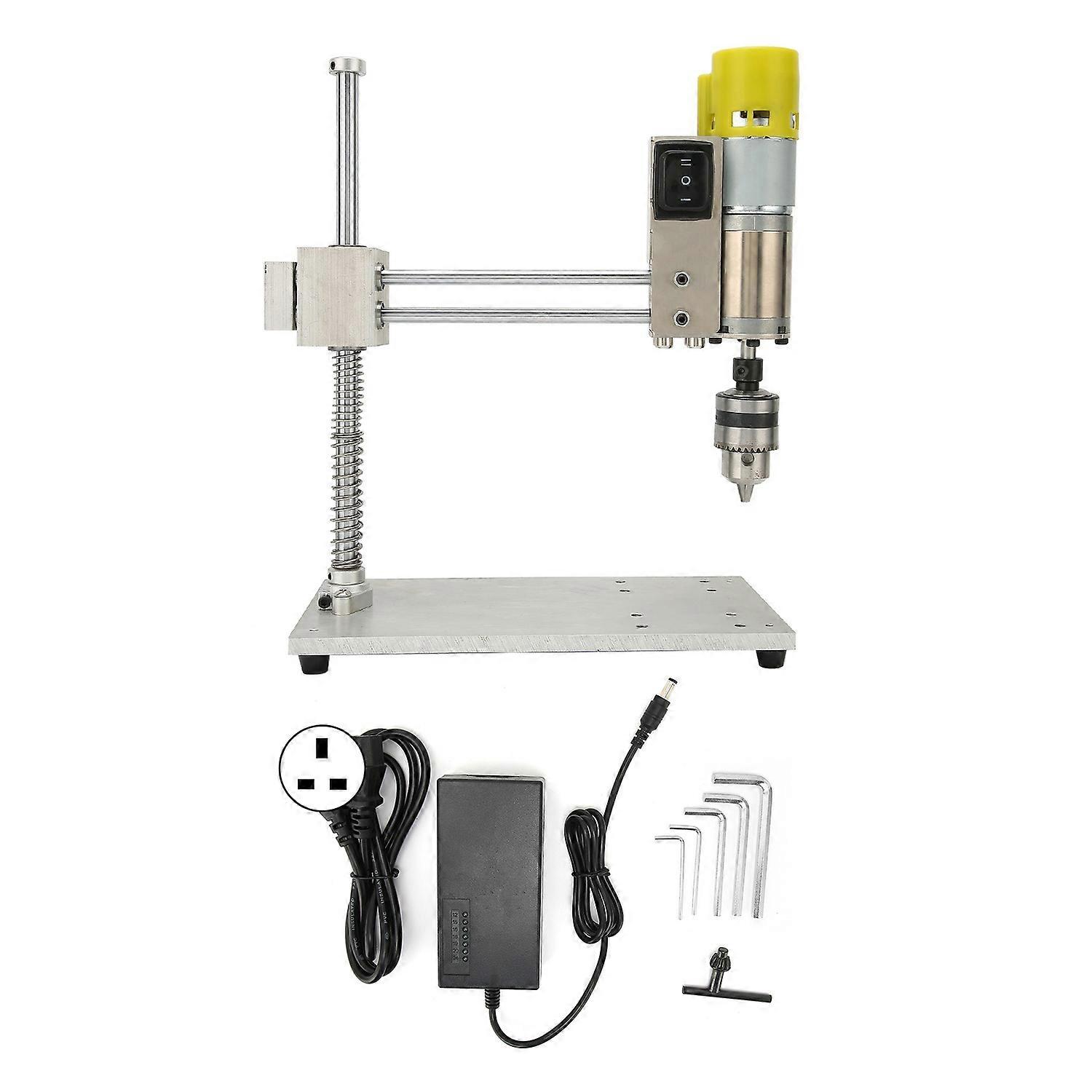 Electric Tapping Machine Manual Desktop Adjustable Speed Drilling Tapper 6000r/min AC 110‑240VUK Plu
