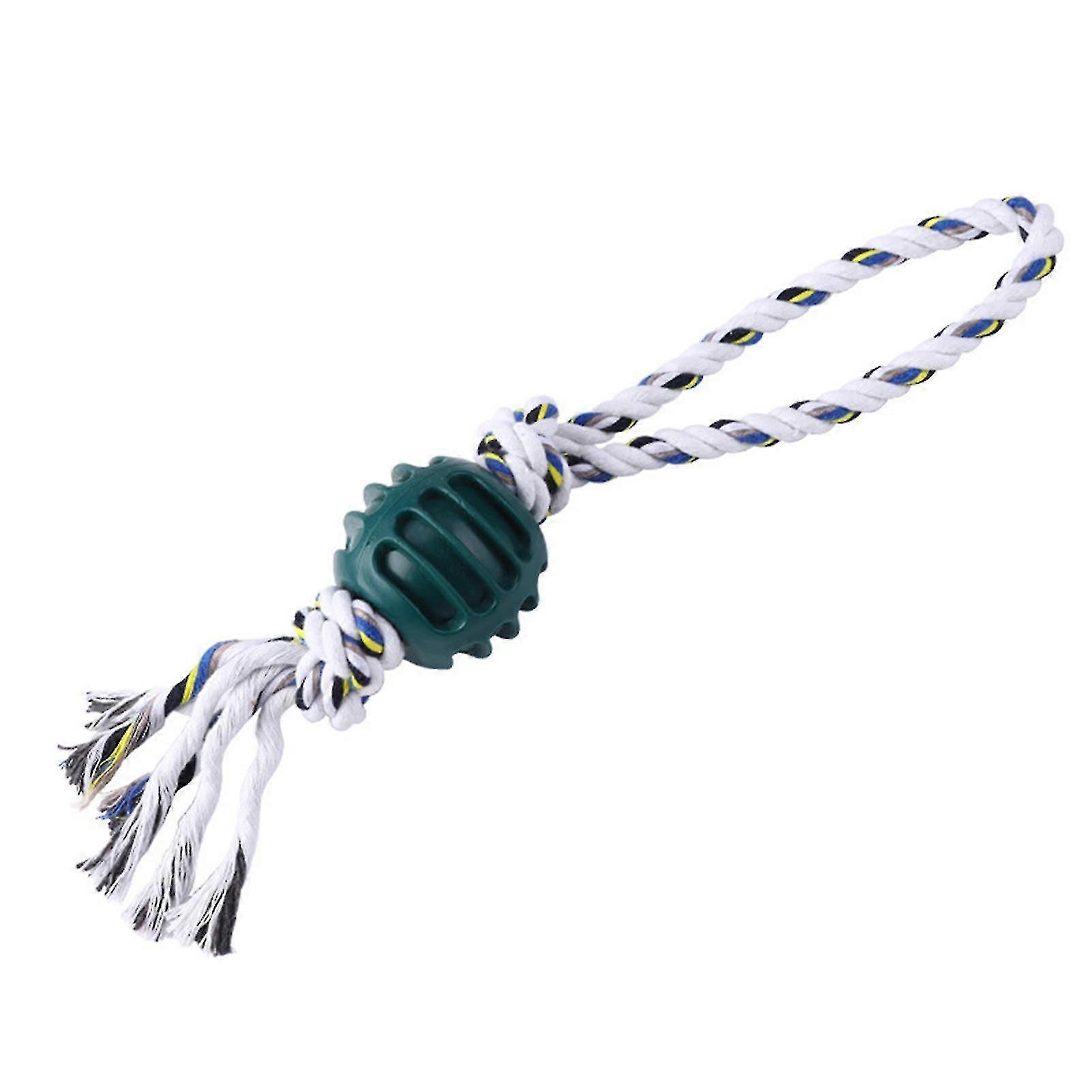 Interactive Dog Tug Toy Teething Chew Toy With Bite Resistant Toys(1 Piece, Green)