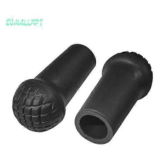 2Pcs Trekking Pole Head Covers Shock Resistant Non-slip Wear-Resistant High Stability Slip-Resistant Walking Sticks Tip Covers Protector