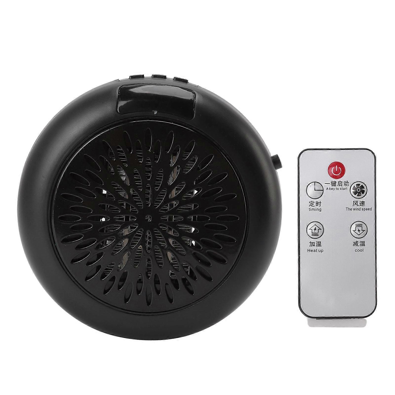 Mini easy to operate desktop fan heater