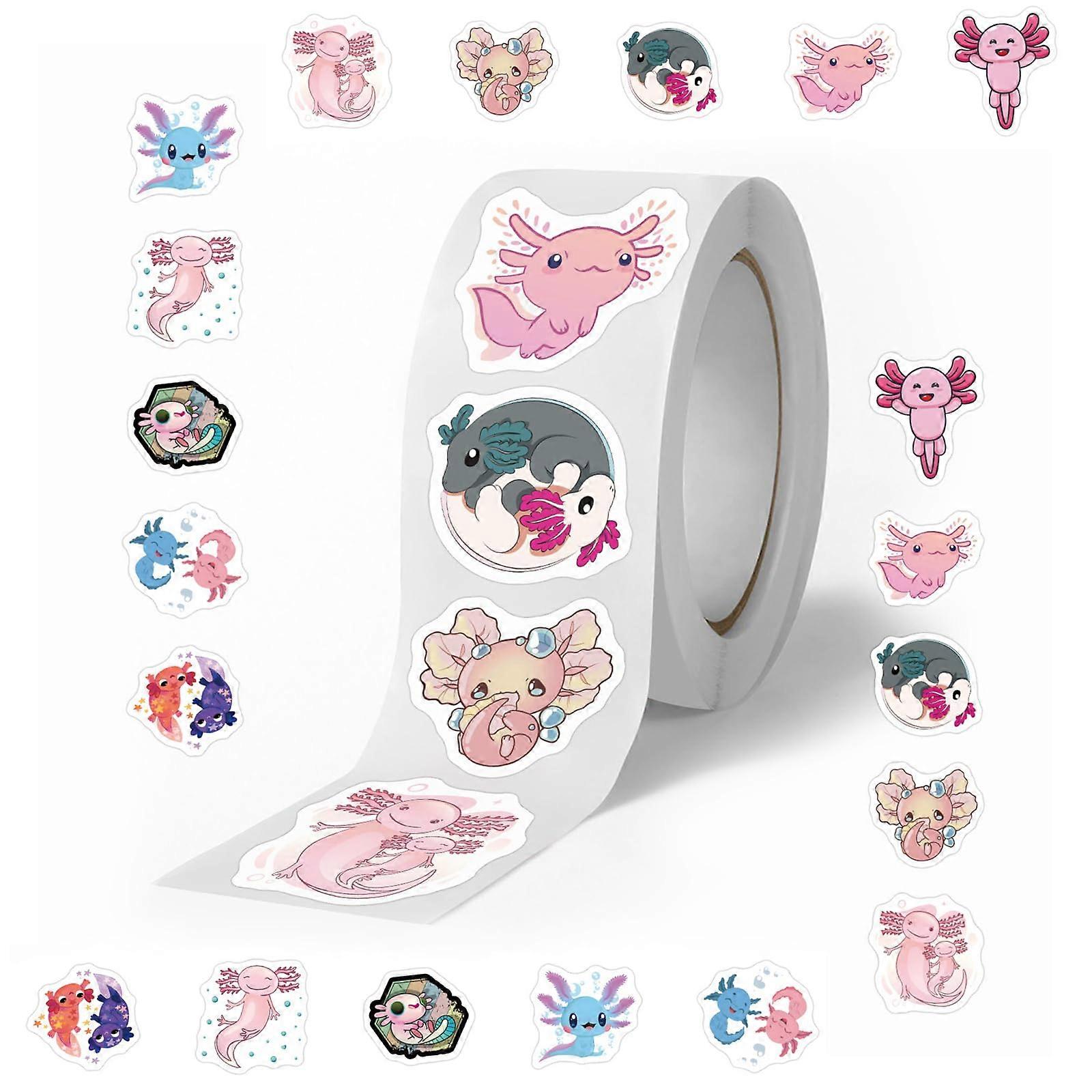 500 قطعة ملصقات حيوانية لطيفة للكمبيوتر المحمول وزجاجة الماء