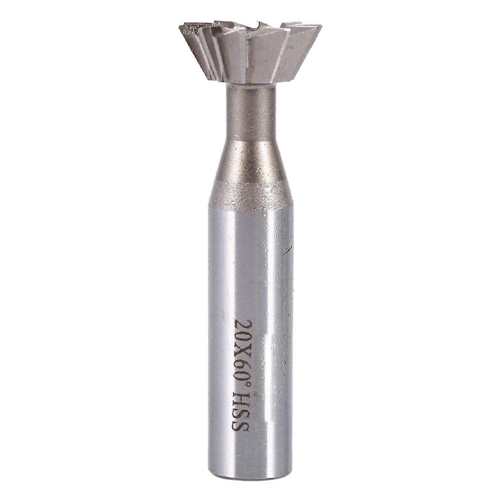 10-25mm 45°60°Degree HSS Straight Shank Dovetail Slot Cutter End Mill CNC Bit