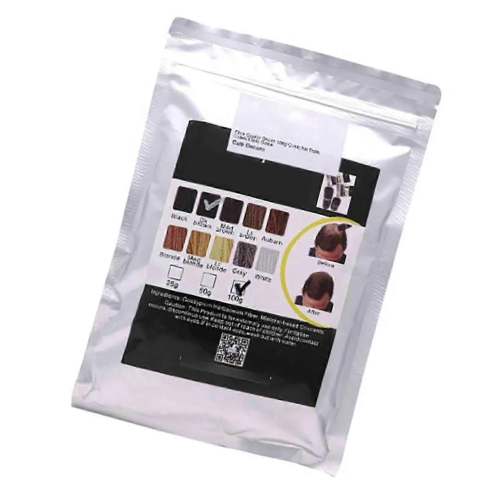Hair Building Fibers 100g Electrostatic Adsorption Easy to Use Portable Size Hair Fiber Powder for Men Home