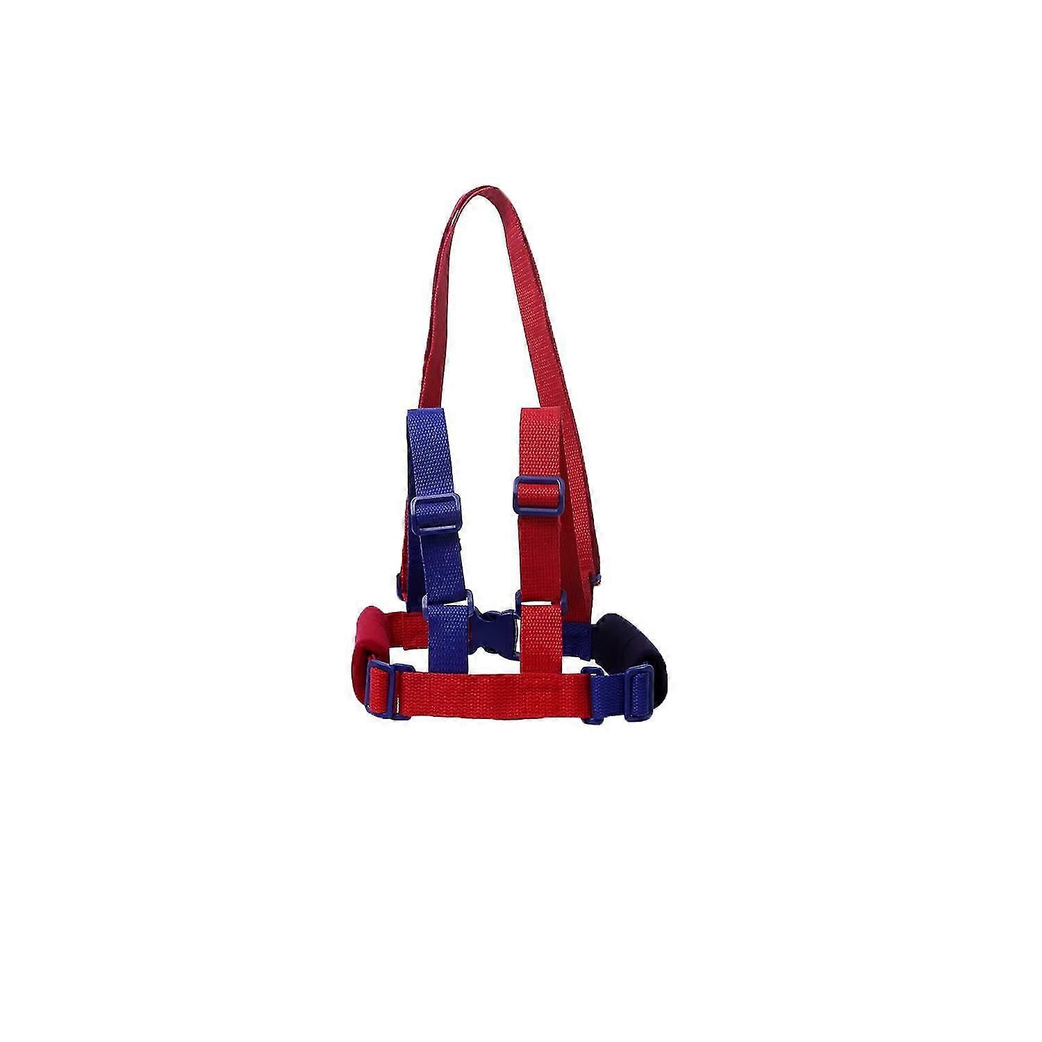 Toddler Leash & Harness For Child Safety,2 In 1 Anti Lost Wrist Link Walking Harness For 1-5 Years Kids (redblue)