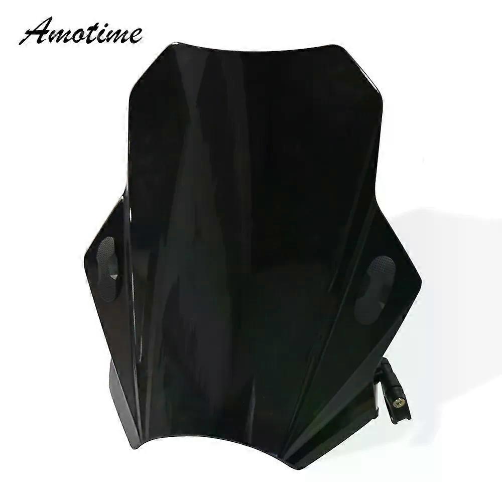 Motorcycle Windscreen Windshield Universal compatible for MT125 FZ1 FZ6 FZ8 FZ8N XJ6 MT-01 MT03 MT09 MT07 MAXP
