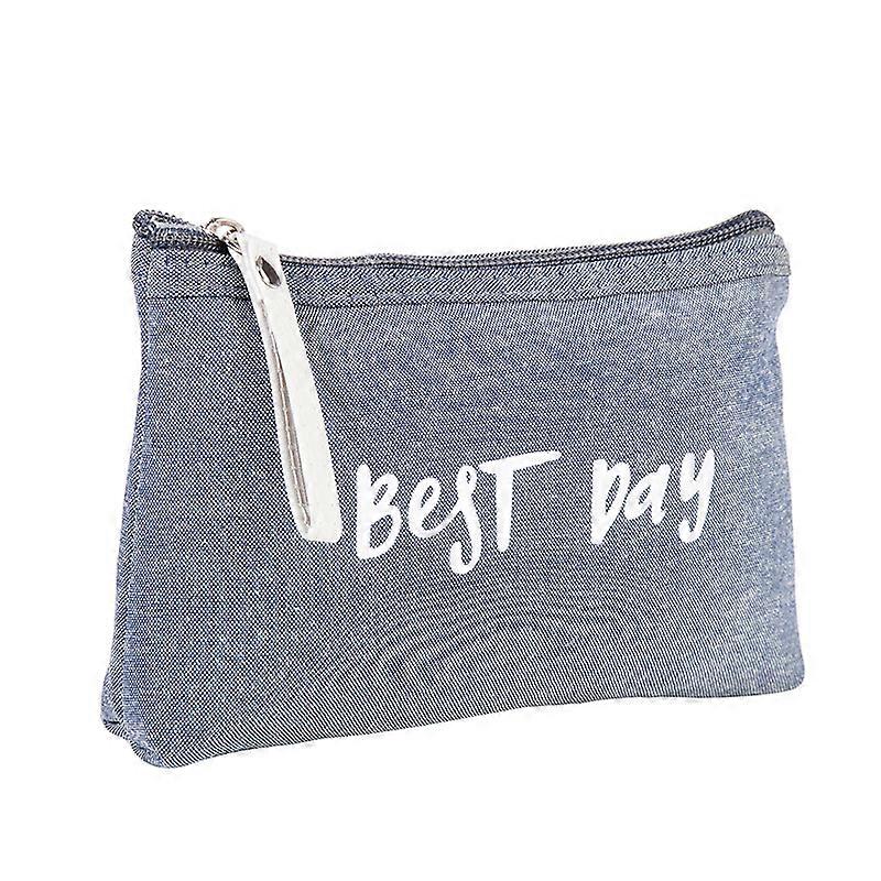 Waterproof Canvas Makeup Bag for Travel and Storage