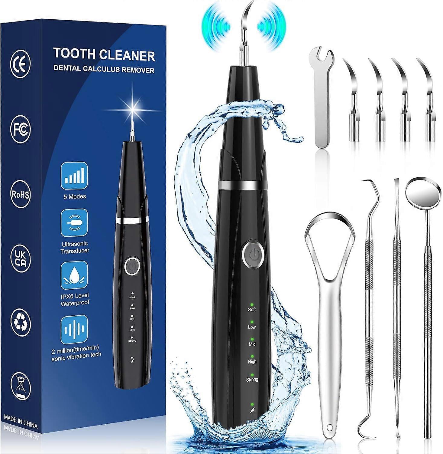 Wasserdichtes Zahnreinigungsset mit 5 Modi