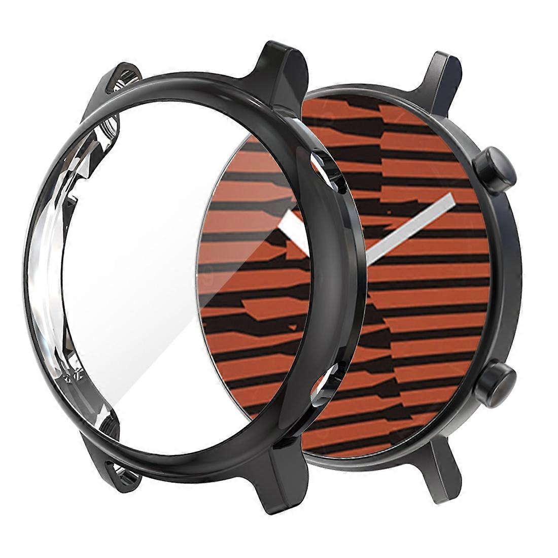 For Huawei GT2 42MM Plating TPU All-inclusive Protective Shell(Black)