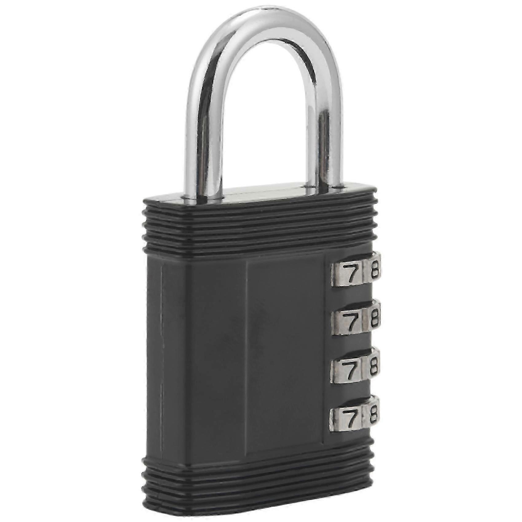 Outdoor Padlock , 4 Digit Code Padlock for Gym Lockers, Toolbox - Resettable and Weatherproof Numbe