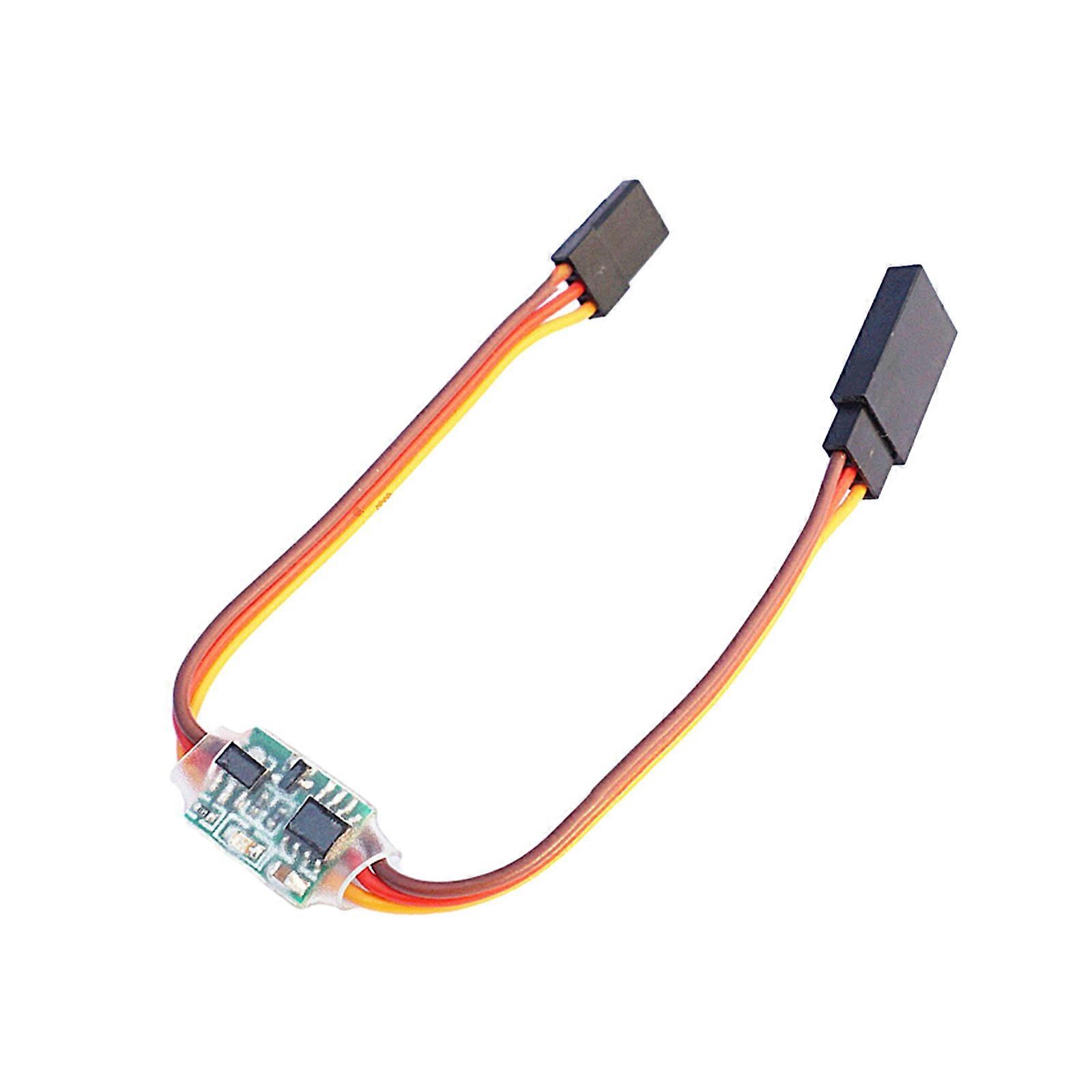 Servo Signal Reverser 4-6V/3,6V-24V Universal Steering Servo Reverser Rotationswechselrichter für Flugzeuge