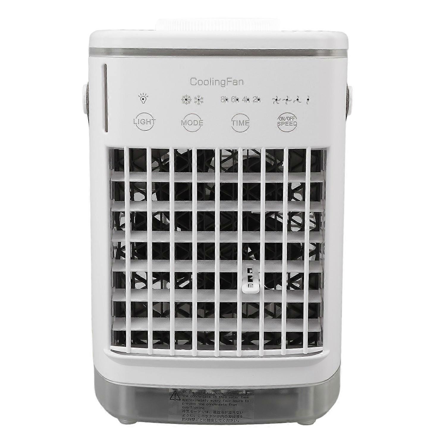 Portable Air Conditioner Fan 2 Modes 4 Speeds Timed USB Evaporative Air Cooler Air Conditioner Cooli