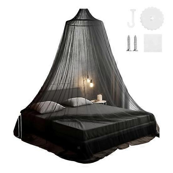 Single Door Mosquito Net Bed Canopy Solid Color Design Good Breathability Easy Installation