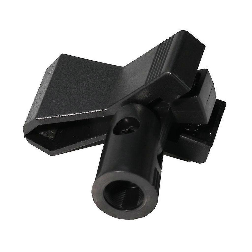 Plastic Microphone Clamp Adapter for Stands - Black