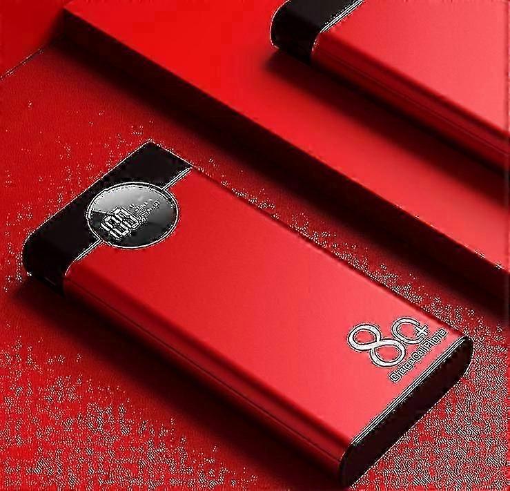 80000mah Portable Power Bank With Led Light Digital Power
