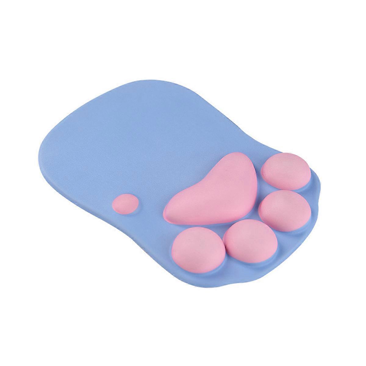 Mouse Pad, Cat Paw, Wrist Support, Silicone, Ergonomic