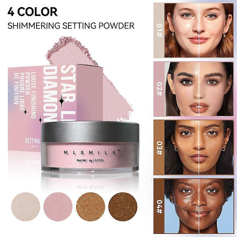 Makeup Setting Powder Loose Setting Translucent Face Make Up Powder 6g