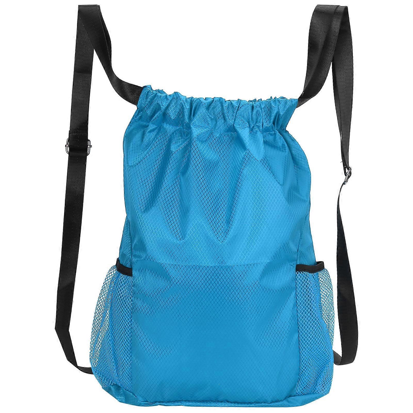 Polyester Fiber Drawstring Shoulder Thickened Travel Storage Bag Waterproof Backpack