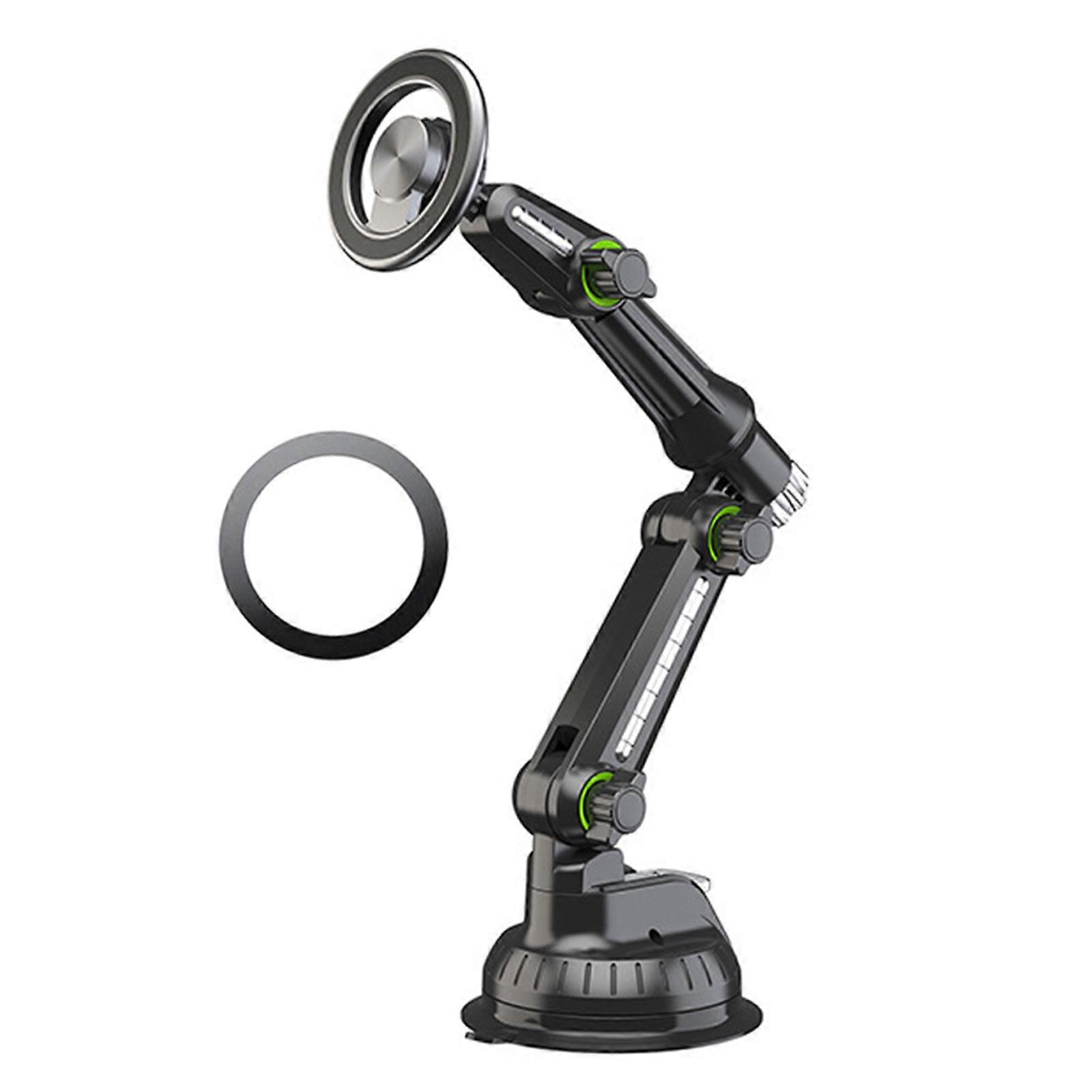 Portable Secure Magnetic Car Phone Bracket Holder with Vacuum Suction for Navigation Video Calls Safe Driving Experience