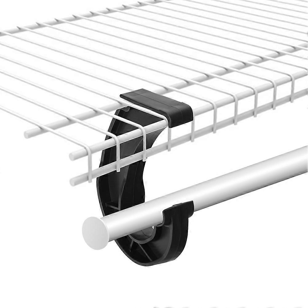 Hanging Closet Pole Support Closet Rack Bar Bracket Closet Bracket