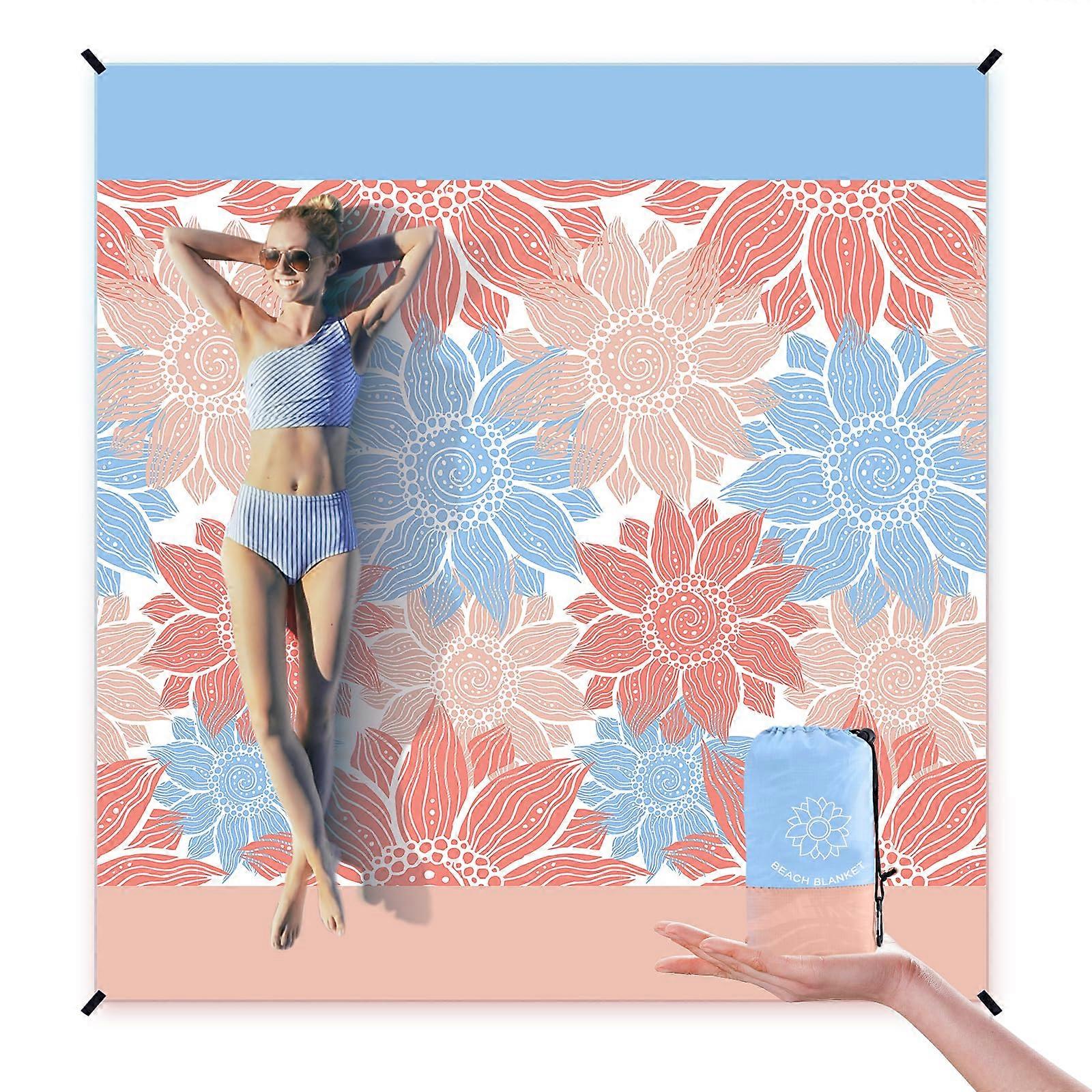 Beach Blanket Sand Performing Extra Extra Large Beach Matteproof Fast Dryproof Mat - Mat