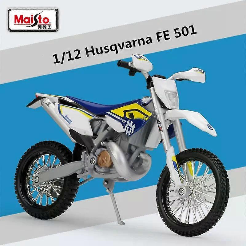 Husqvarna FE 501 Μοντέλο μοτοσυκλέτας αντοχής κράματος Diecasts Μοτοσικλέτες αγώνων δρόμου Μοντέλο προσομοίωσης Παιδικά δώρα