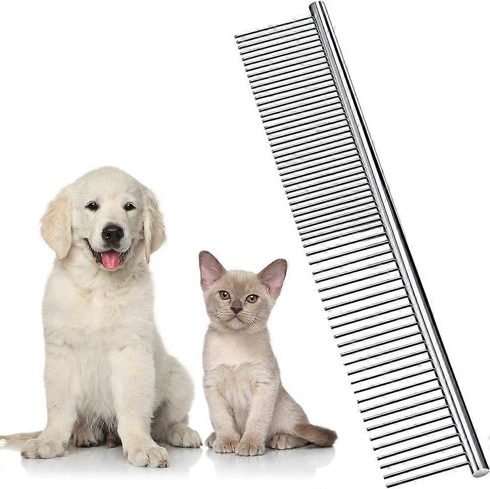 Metal Dog Combs for Grooming and Removing Tangles and Knots